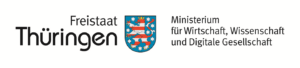 Logo Freistaat Thüringen, Ministerium für Wirtschaft, Wissenschaft und Digitale Gesellschaft