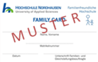 Muster - Family Card der HSN